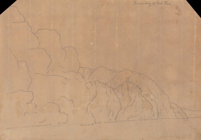 Promontory of Porto Fino by John Robert Cozens